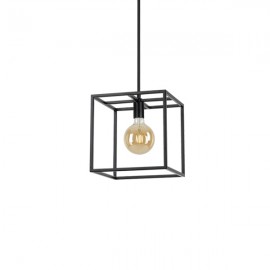 Telbix-Collins 1 LT , 3 LT & 6LT Pendant Black Matt Frame